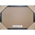 Miroir mural de salle de bain 101,6 x 71,1 cm en bois recyclé sans biseau sarcelle/gris - Amanti Art : Rectangulaire moderne, fixation murale, quincaillerie incluse