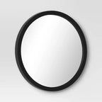 Miroir mural rond noir de 20 po - Room EssentialsMC