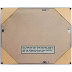 Miroir mural élégant et étroit de salle de bain 29" x 29" sans biseau étain brossé - Amanti Art : Carré, fixation murale, quincaillerie incluse