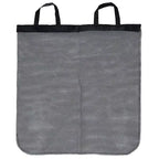 Panier à linge avec couvercle, côtés robustes en polyester avec couvercle magnétique attaché, gris