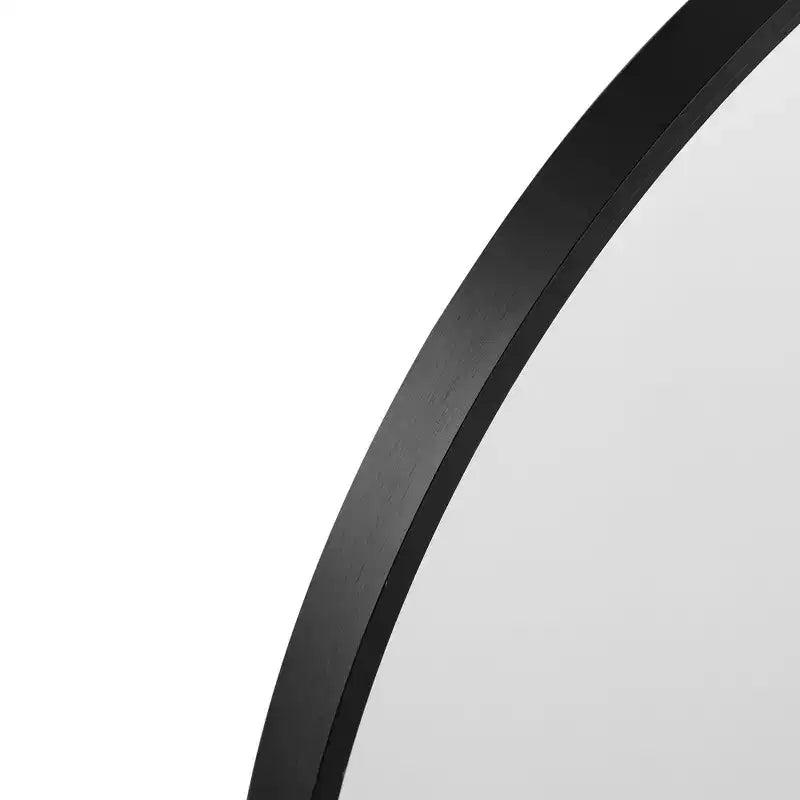 Miroir Mural PexFix avec Cadre Métallique, Angles Arrondis, pour Salle de Bain ou Décoration Murale, Lot de 2