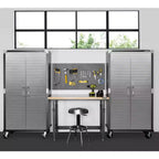 Seville Classics UltraHD Ensemble de 2 panneaux perforés avec 23 crochets assortis, 24 L x 24 P
