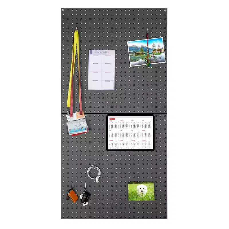 Seville Classics UltraHD Ensemble de 2 panneaux perforés avec 23 crochets assortis, 24 L x 24 P