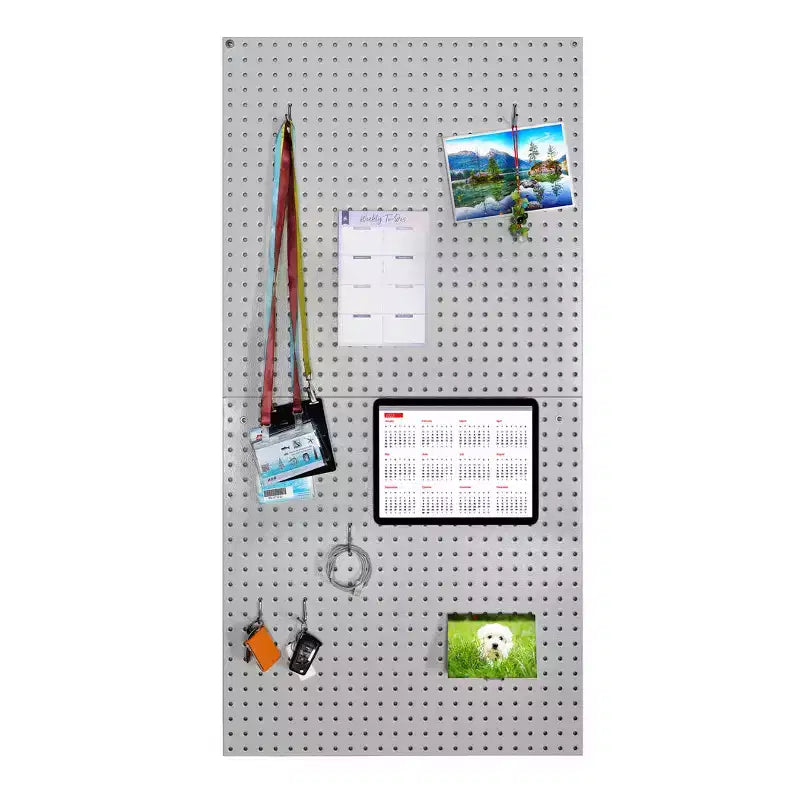 Seville Classics UltraHD Ensemble de 2 panneaux perforés avec 23 crochets assortis, 24 L x 24 P
