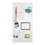 Seville Classics UltraHD Ensemble de 2 panneaux perforés avec 23 crochets assortis, 24 L x 24 P