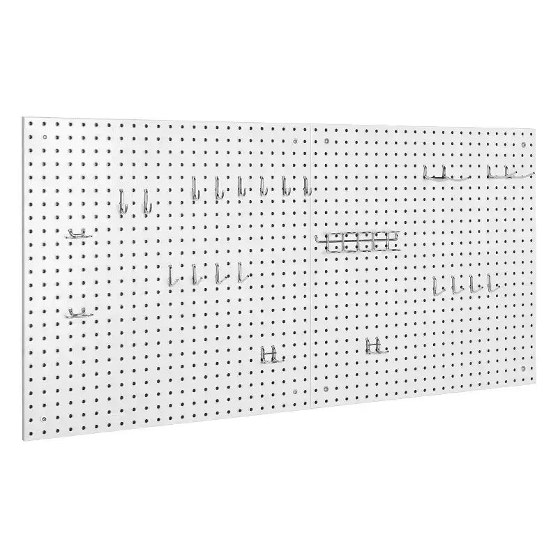 Seville Classics UltraHD Ensemble de 2 panneaux perforés avec 23 crochets assortis, 24 L x 24 P