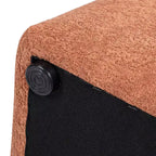 Ottoman rembourré carré conique Oliver 16