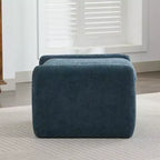 Pouff ultra-confortable en velours chenille Hyleory pour chambre, salon, nurserie