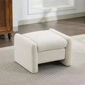 Pouff ultra-confortable en velours chenille Hyleory pour chambre, salon, nurserie