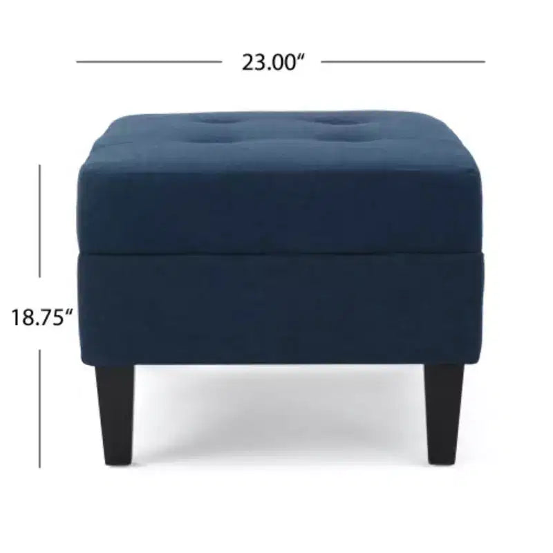 Pouf Bleu Élégant : Un Ajout Parfait à la Décoration de Votre Maison