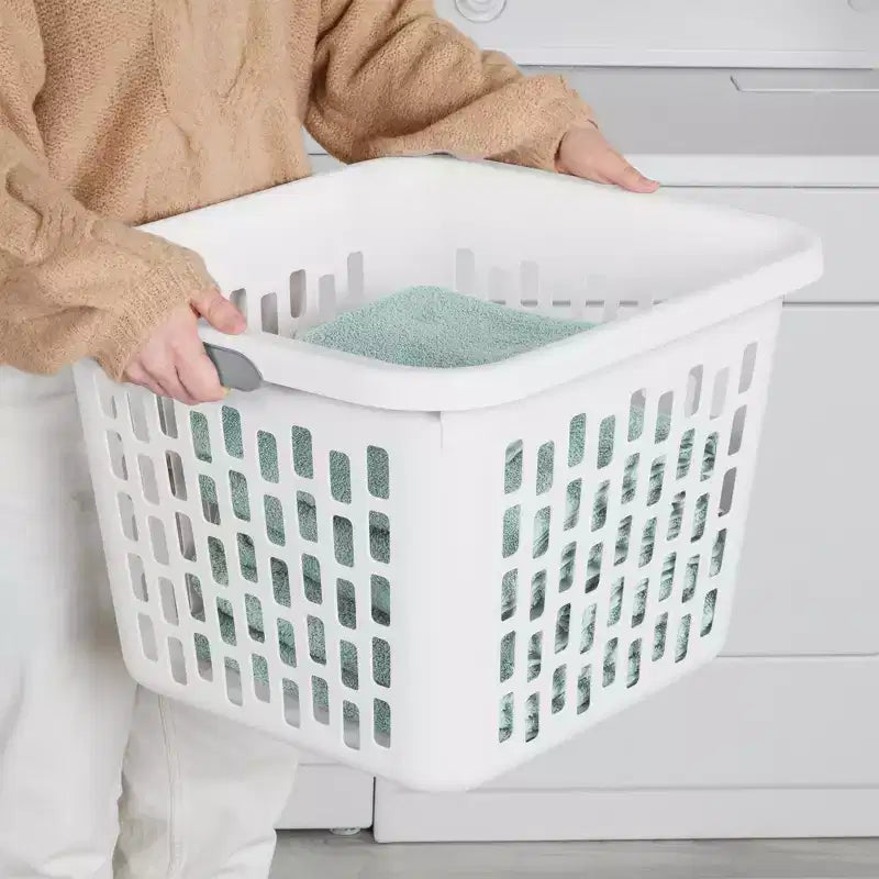 Panier à linge Sterilite, Panier à linge en plastique avec poignées