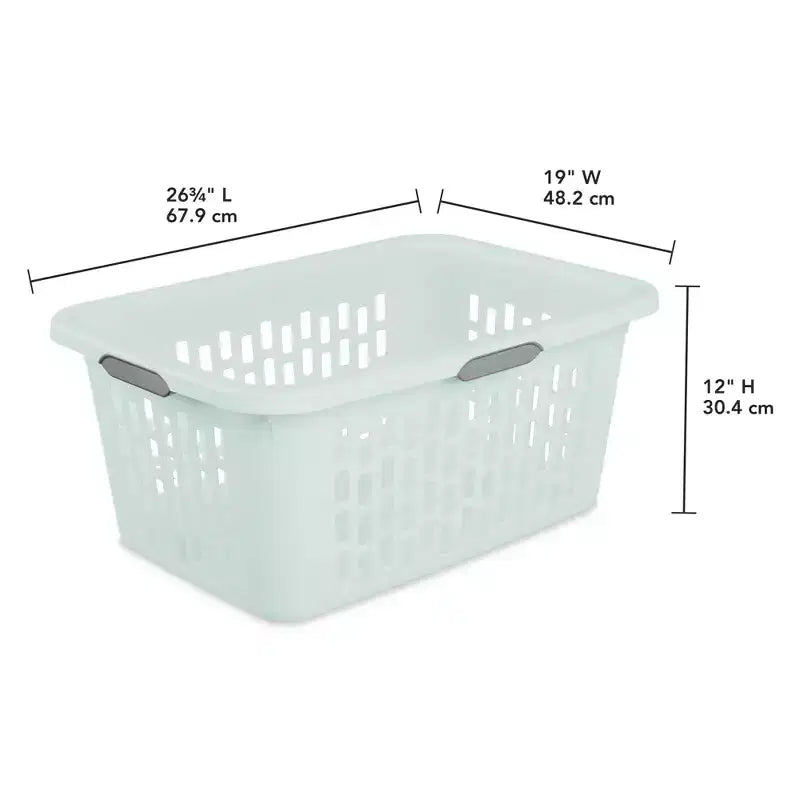 Panier à linge Sterilite, Panier à linge en plastique avec poignées