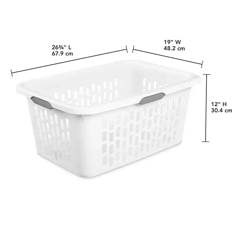 Panier à linge Sterilite, Panier à linge en plastique avec poignées