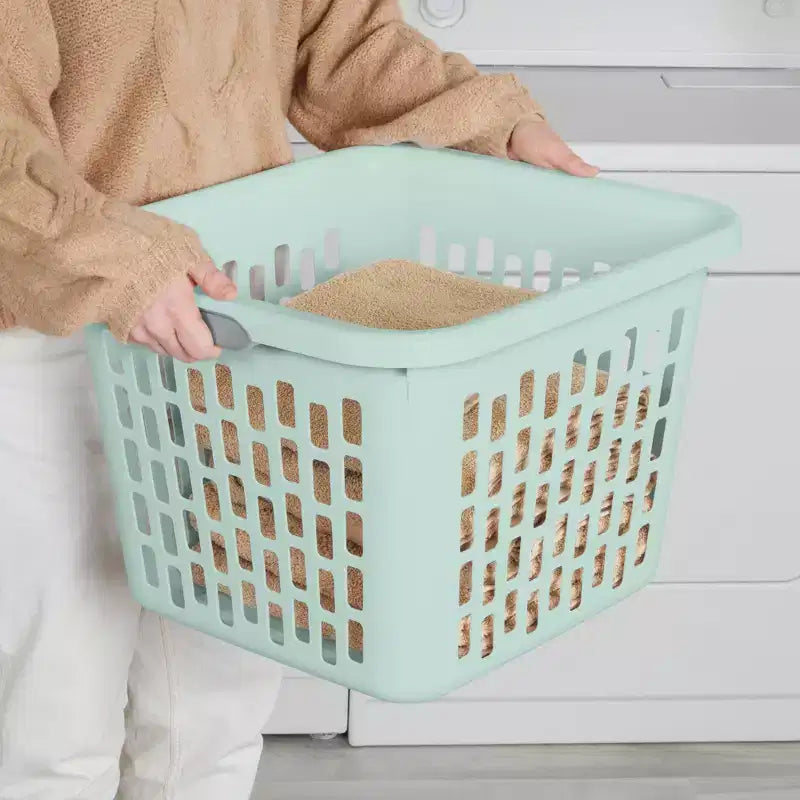 Panier à linge Sterilite, Panier à linge en plastique avec poignées