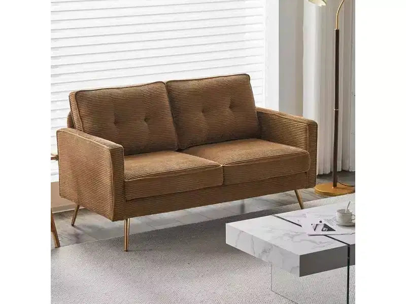 Karl Home | Canapé deux places à accoudoirs carrés de 53,5 pouces