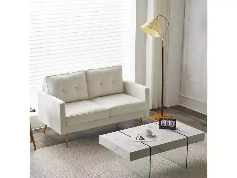 Karl Home | Canapé deux places à accoudoirs carrés de 53,5 pouces
