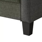 Causeuse à accoudoirs carrés Marcia Home Design