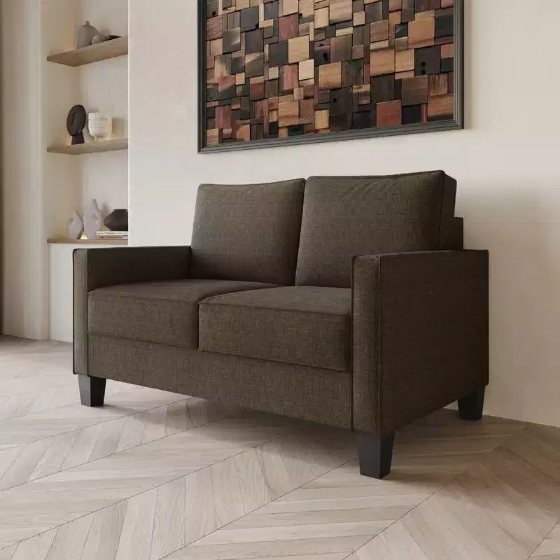 Causeuse à accoudoirs carrés Marcia Home Design