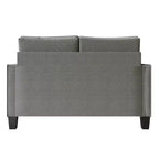 Causeuse à accoudoirs carrés Marcia Home Design