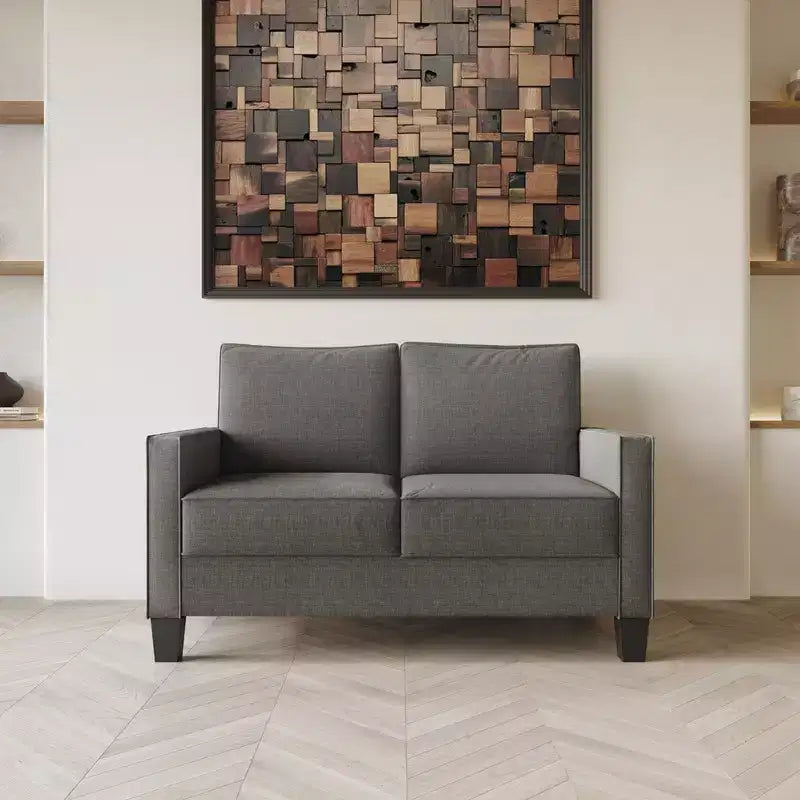 Causeuse à accoudoirs carrés Marcia Home Design