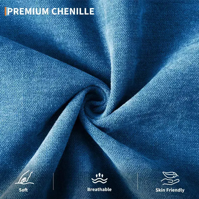 Canapé-lit de 226 cm, canapé-lit convertible moderne en chenille avec dossier et accoudoirs réglables, causeuse surdimensionnée