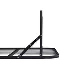 VECELO Cadre de lit pliable moderne Cadre de lit simple en métal pliable 14 pouces de hauteur, rangement sous le lit, montage facile, noir