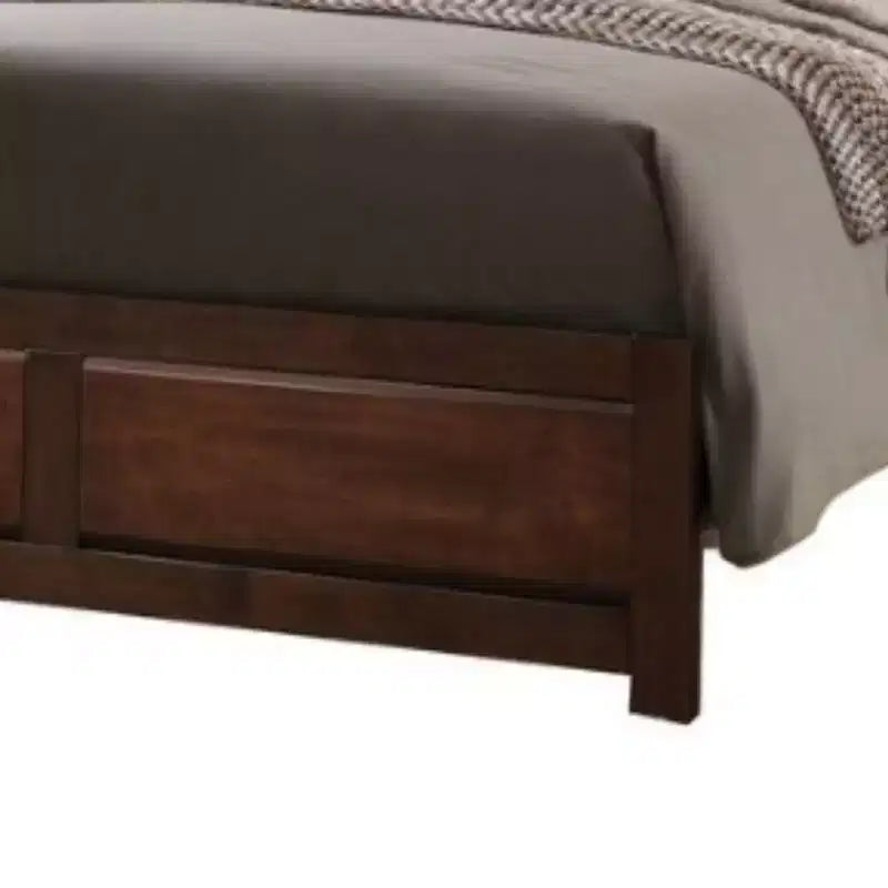 Lit double moderne en bois Randolph GDFStudio