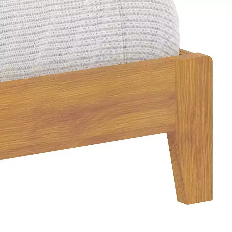 Lit Galano King Tiena Lencia avec tête de lit Noyer ambré