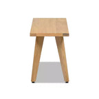 Banc en bois de chêne rouge massif Jennifer Taylor Home Capri 35,5 po
