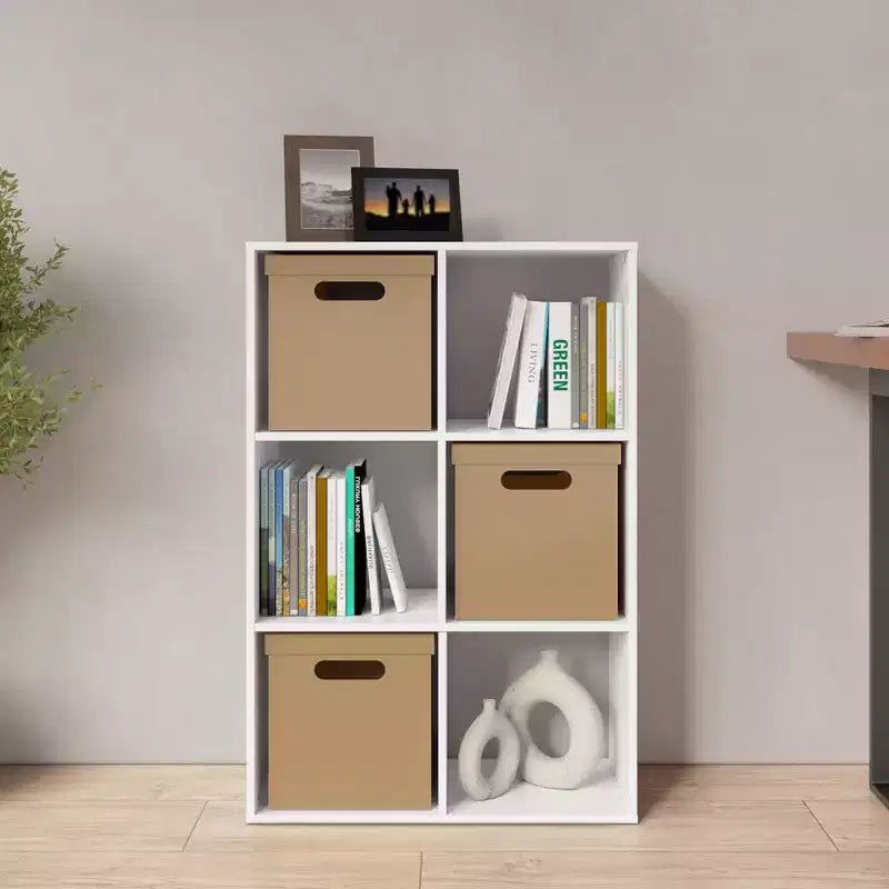 Étagère bibliothèque Homez 3 étagères en bois de 88,8 cm de haut