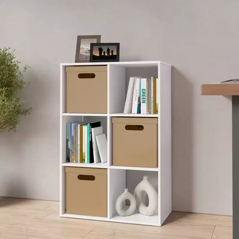 Étagère bibliothèque Homez 3 étagères en bois de 88,8 cm de haut