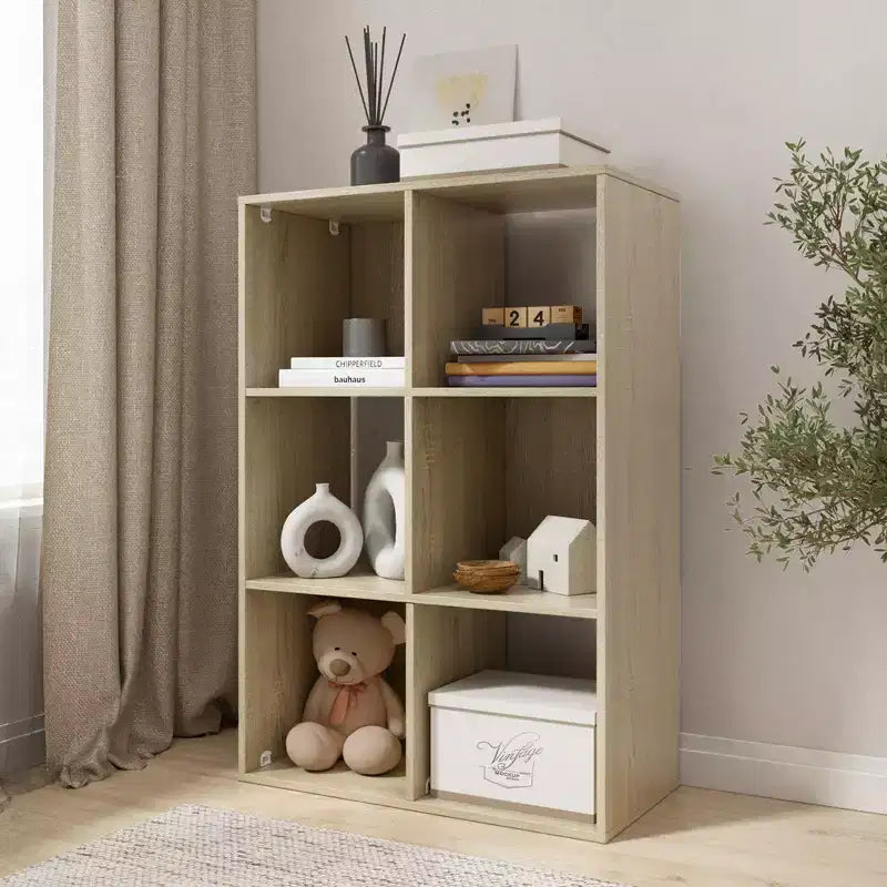 Étagère bibliothèque Homez 3 étagères en bois de 88,8 cm de haut