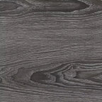 Bureau d'ordinateur HomeStock de 71 cm de haut en bois composite noir avec tiroir universel