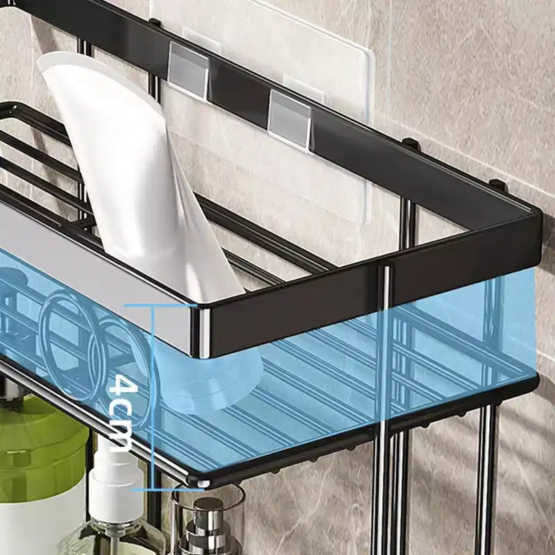 Étagère de rangement de salle de bain au-dessus des toilettes, étagère de rangement au-dessus des toilettes, étagère de toilettes sans perçage et support, économiseur d'espace pour petit espace, étagère de rangement pour la maison