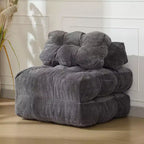 Canapé-lit pliant, Fauteuil lit convertible une place avec oreiller, matelas et support dorsal, Housse lavable en machine, pour Salon, Chambre universitaire, Appartement