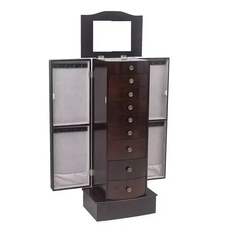Coffret à bijoux autoportant de 16,9'' de large