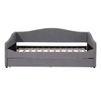 Lit de repos capitonné en polaire pelucheuse Luxystar, taille double, avec lumière LED et lit gigogne