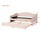 Lit de repos capitonné en polaire pelucheuse Luxystar, taille double, avec lumière LED et lit gigogne