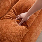 Fauteuil de salon modulable avec éponge entièrement compressible, canapé paresseux pour appartement ou coin lecture