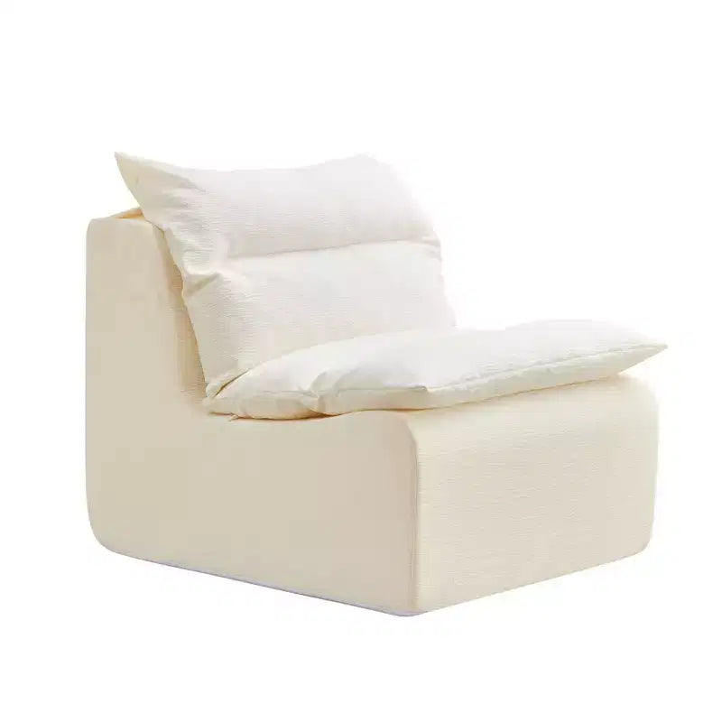 Fauteuil de salon modulable avec éponge entièrement compressible, canapé paresseux pour appartement ou coin lecture
