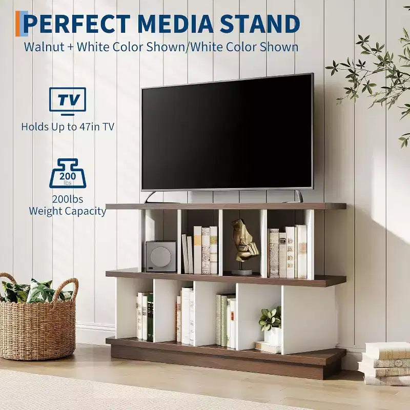 Étagère de rangement 8 cubes en bois avec 10 panneaux arrière amovibles pour salon, chambre, entrée, bureau à domicile