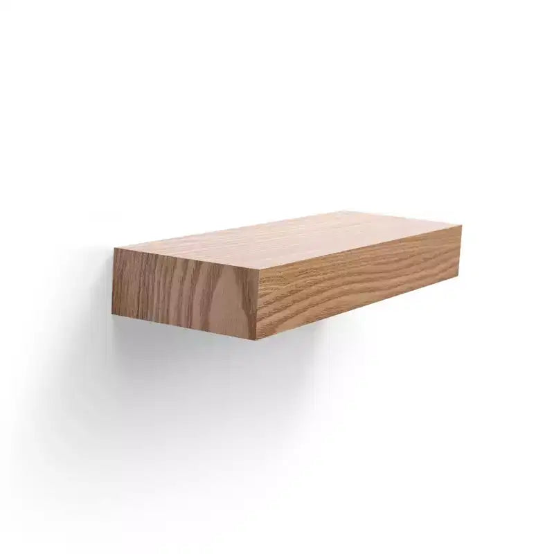NAYSAYE Étagères Flottantes Murales en Bois avec Supports Invisibles pour Salle de Bain Chambre Salon Cuisine, Multicolore