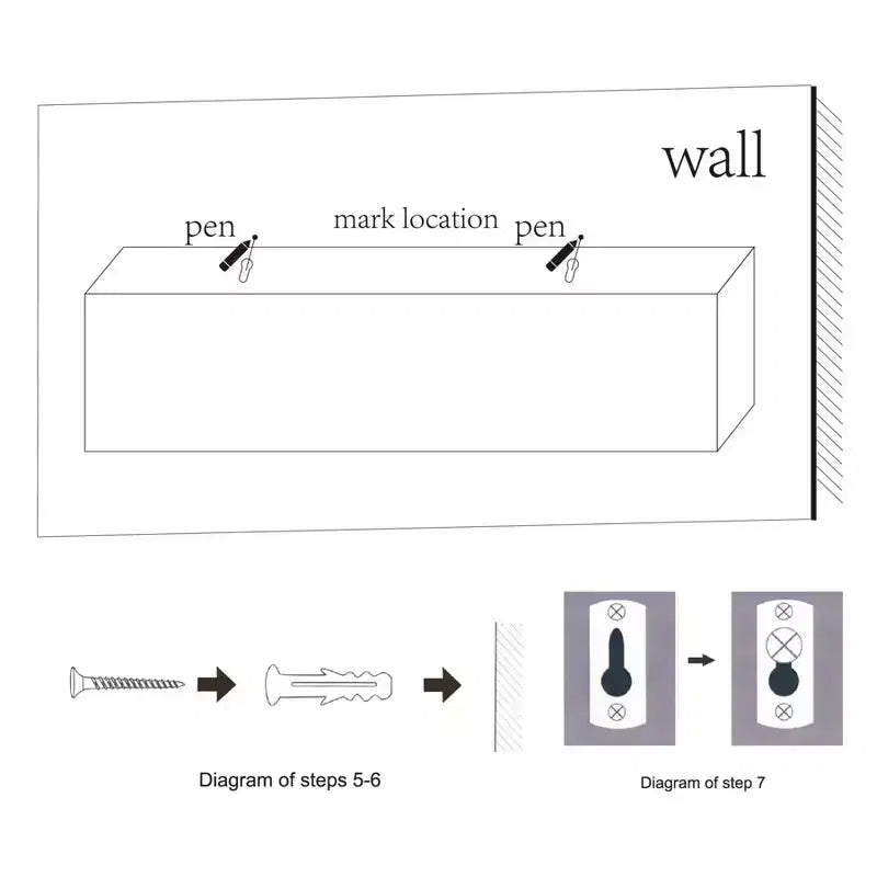 NAYSAYE Étagères Flottantes Murales en Bois avec Supports Invisibles pour Salle de Bain Chambre Salon Cuisine, Multicolore