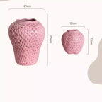 Vase en céramique peint à la main NotArt, ornement vitré moderne et minimaliste pour hydroponie