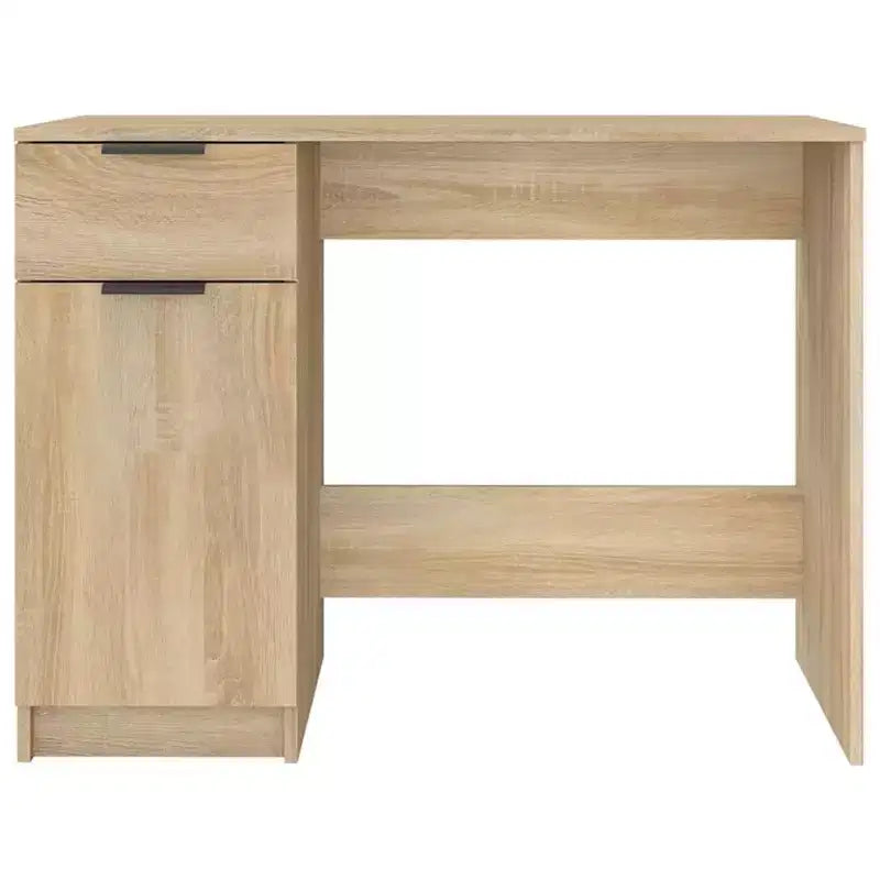 vidaXL Bureau Bois d'ingénierie Chêne Sonoma 100x50x75 cm Bureau