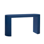 Console Navy / Noir / Naturel avec pieds à rayures verticales – Simple