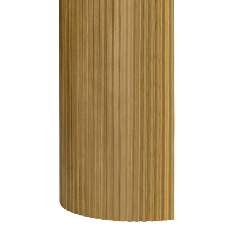 Console Navy / Noir / Naturel avec pieds à rayures verticales – Simple