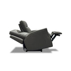 Causeuse inclinable électrique Cedar / Cinder avec appuie-tête et support lombaire – 2 places