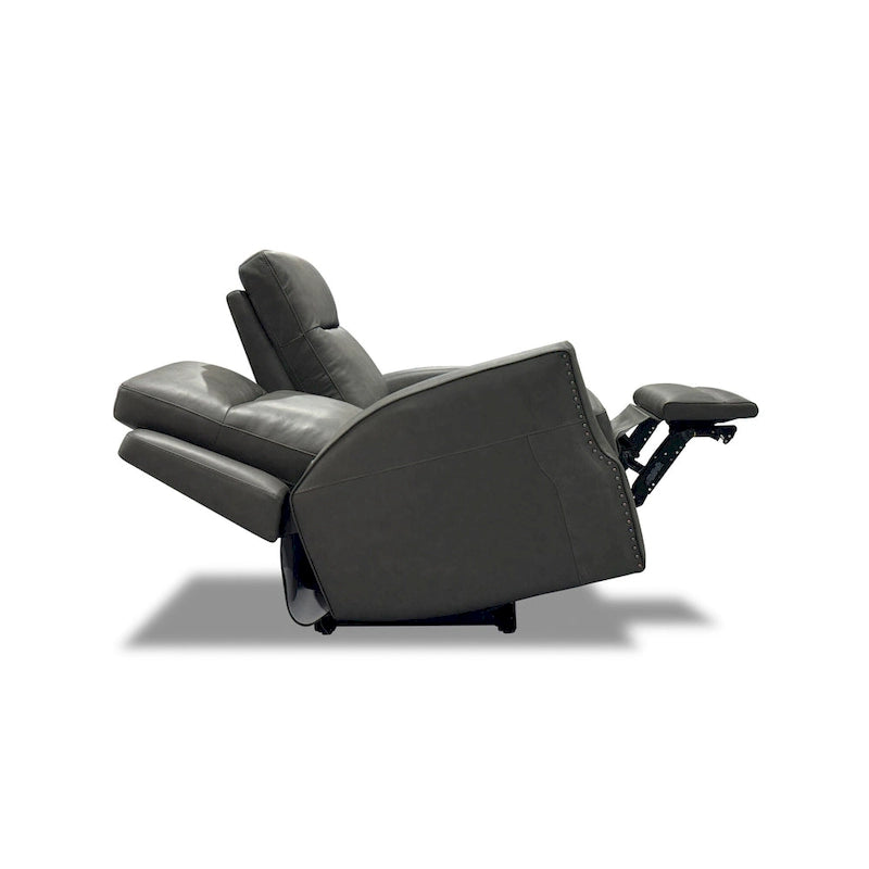 Causeuse inclinable électrique Cedar / Cinder avec appuie-tête et support lombaire – 2 places
