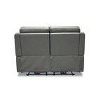 Causeuse inclinable électrique Cedar / Cinder avec appuie-tête et support lombaire – 2 places